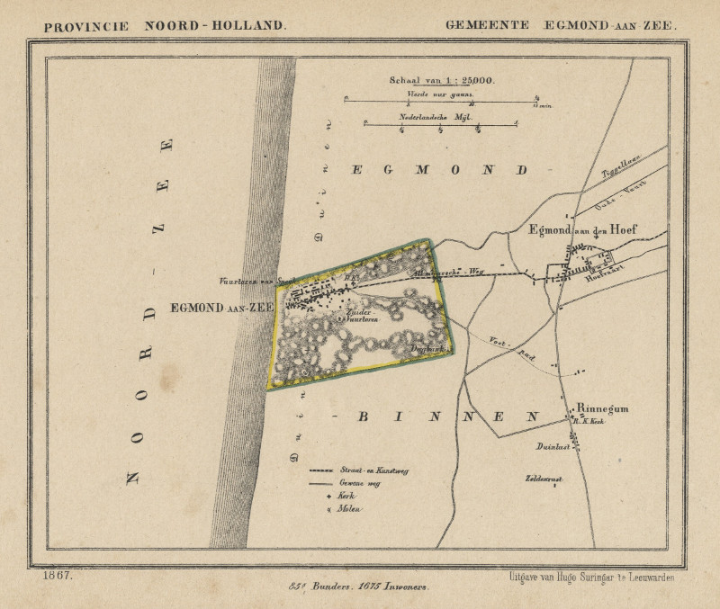 map communityplan Gemeente Egmond aan Zee by Kuyper (Kuijper)