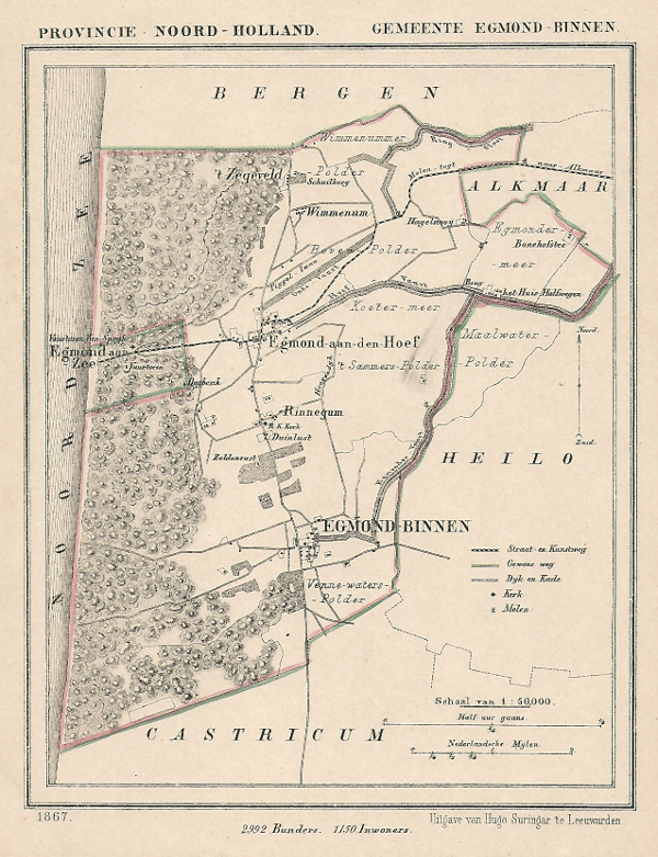 map communityplan Gemeente Egmond Binnen by Kuyper (Kuijper)