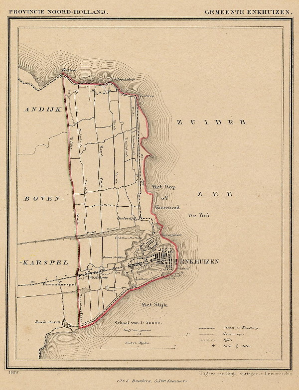 map communityplan Gemeente Enkhuizen by Kuyper (Kuijper)