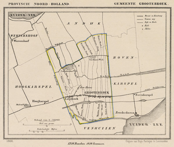 map communityplan Gemeente Grootebroek by Kuyper (Kuijper)