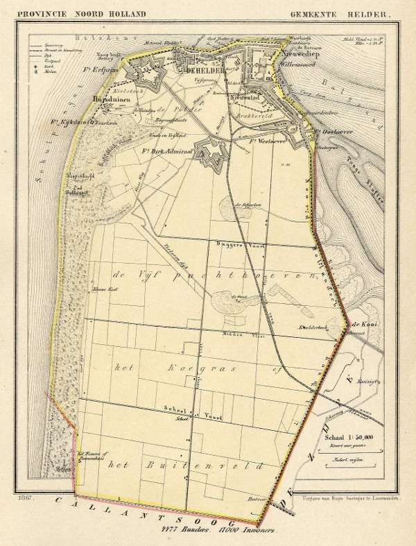 map communityplan Gemeente Helder (Den Helder) by Kuyper (Kuijper)