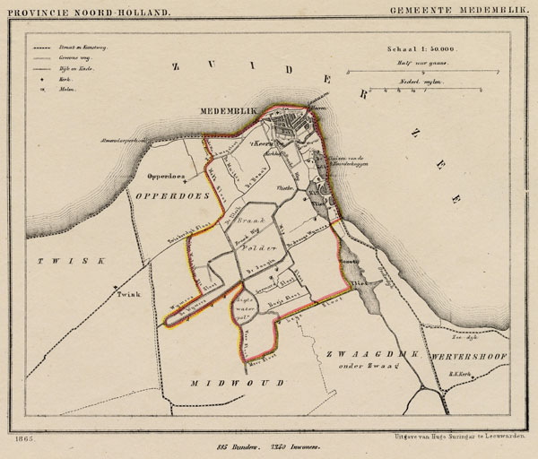 map communityplan Gemeente Medemblik by Kuyper (Kuijper)