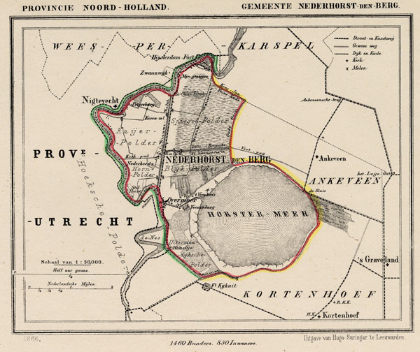 map communityplan Gemeente Nederhorst den Berg by Kuyper (Kuijper)