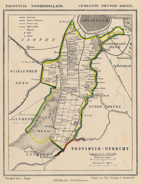 map communityplan Gemeente Nieuwer Amstel by Kuyper (Kuijper)