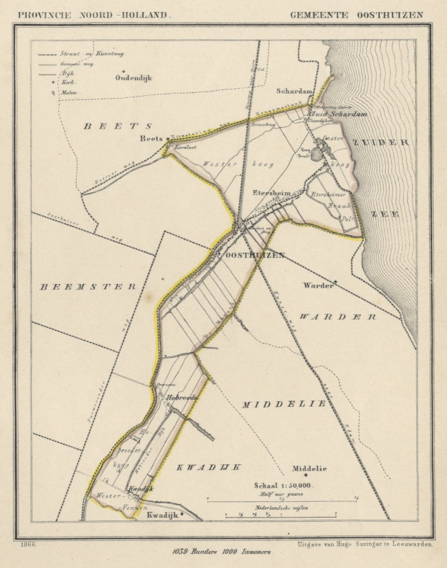 map communityplan Gemeente Oosthuizen by Kuyper (Kuijper)