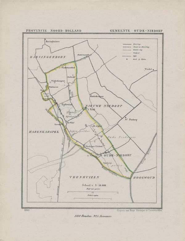 map communityplan Gemeente Oude-Niedorp by Kuyper (Kuijper)