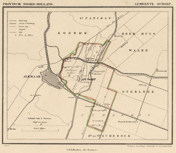 map communityplan Gemeente Oudorp by Kuyper (Kuijper)