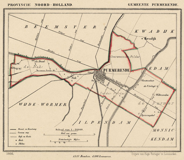 map communityplan Gemeente Purmerende by Kuyper (Kuijper)