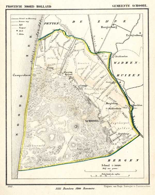 map communityplan Gemeente Schoorl by Kuyper (Kuijper)