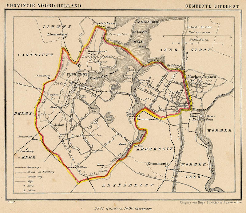 Gemeente Uitgeest by Kuyper (Kuijper)