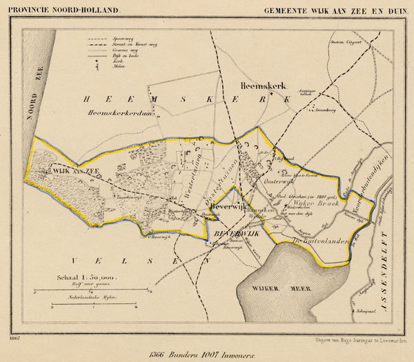 map communityplan Gemeente Wijk aan Zee en Duin by Kuyper (Kuijper)