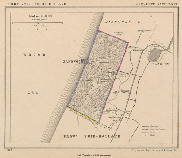 map communityplan Gemeente Zandvoort by Kuyper (Kuijper)