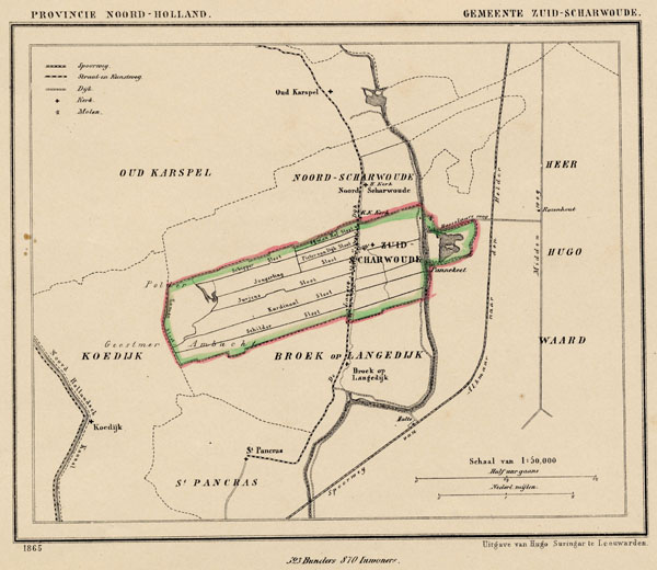 map communityplan Gemeente Zuid-Scharwoude by Kuyper (Kuijper)