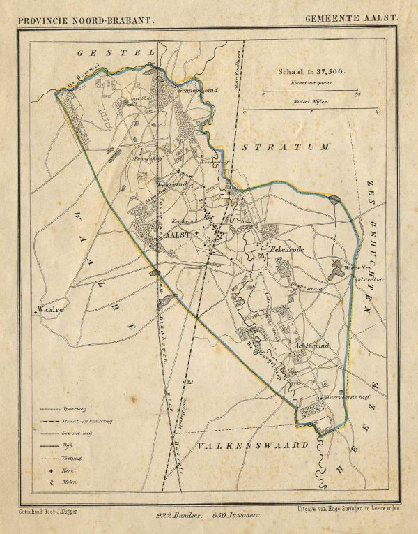 map communityplan Gemeente Aalst by Kuyper (Kuijper)