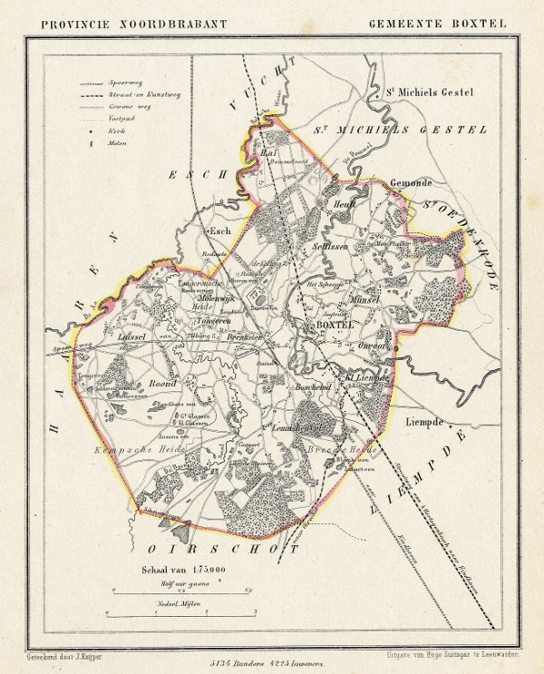 map communityplan Gemeente Boxtel by Kuyper (Kuijper)