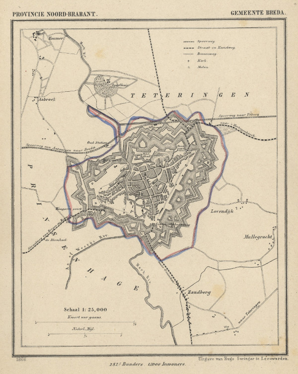 map communityplan Gemeente Breda by Kuyper (Kuijper)