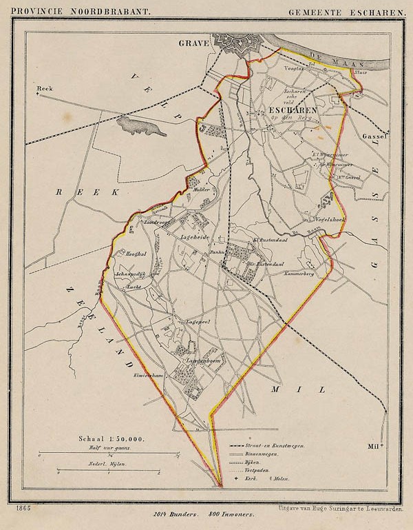 map communityplan Gemeente Escharen by Kuyper (Kuijper)