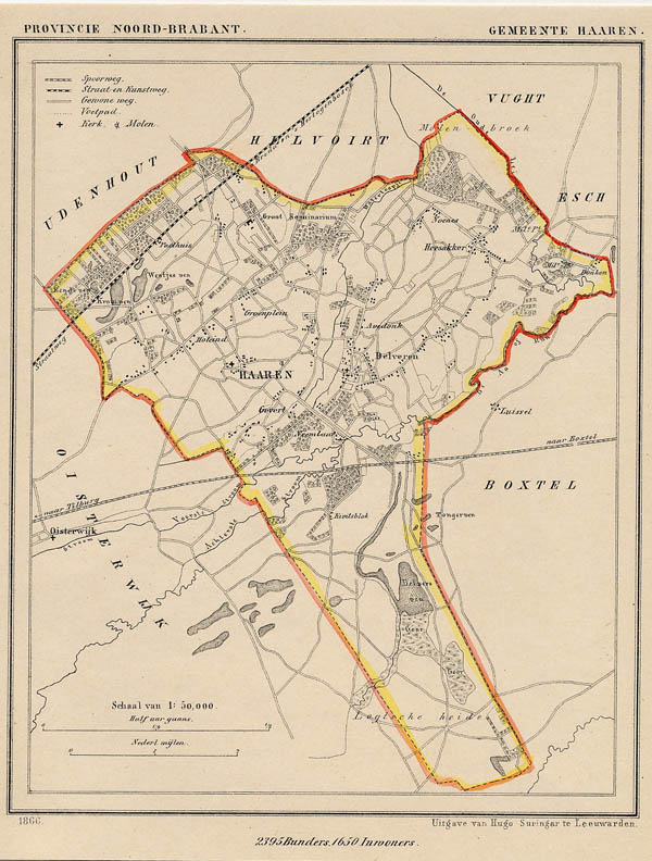 map communityplan Gemeente Haaren by Kuyper (Kuijper)