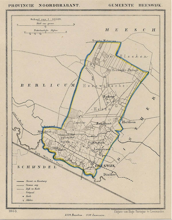 map communityplan Gemeente Heeswijk by Kuyper (Kuijper)