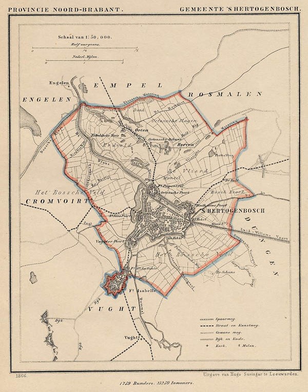 map communityplan Gemeente Den Bosch (´s Hertogenbosch) by Kuyper (Kuijper)
