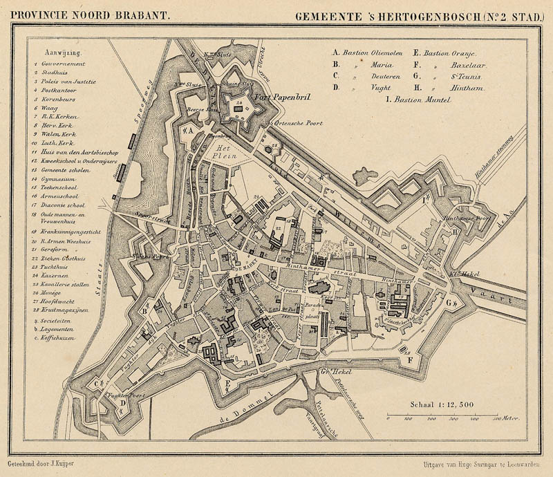 Gemeente Den Bosch (´s Hertogenbosch) No2 Stad by Kuyper (Kuijper)