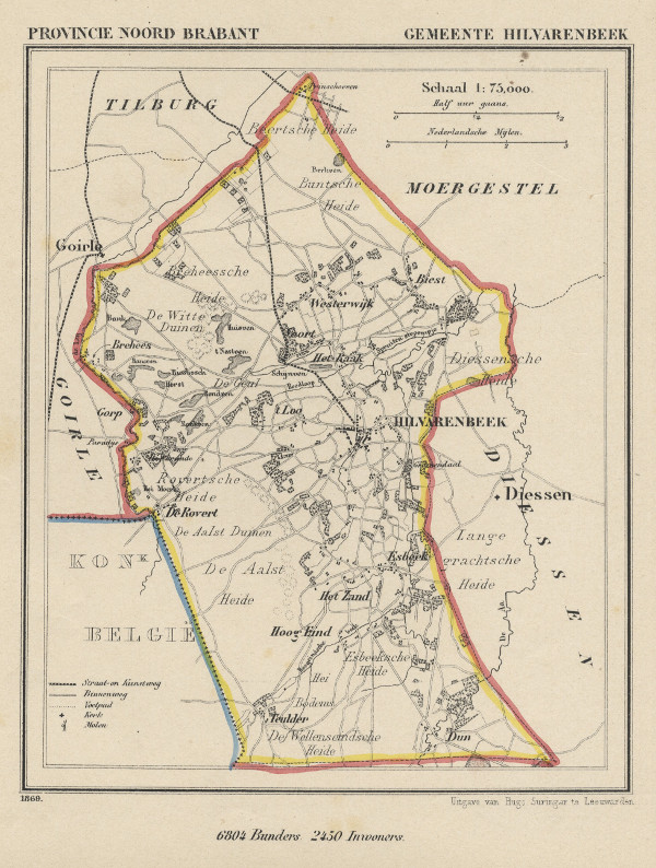 map communityplan Gemeente Hilvarenbeek by Kuyper (Kuijper)