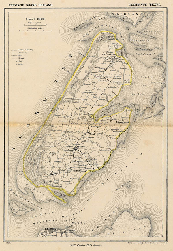 map communityplan Gemeente Texel by Kuyper (Kuijper)