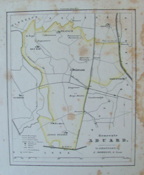 map communityplan Gemeente Aduard by Fehse