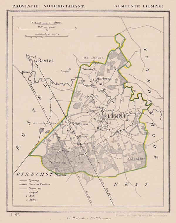 map communityplan Gemeente Liempde by Kuyper (Kuijper)