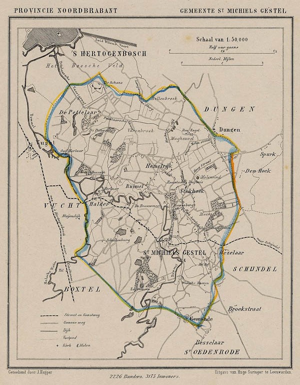 map communityplan Gemeente Sint Michiels Gestel by Kuyper (Kuijper)