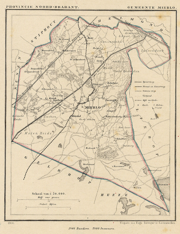 map communityplan Gemeente Mierlo by Kuyper (Kuijper)