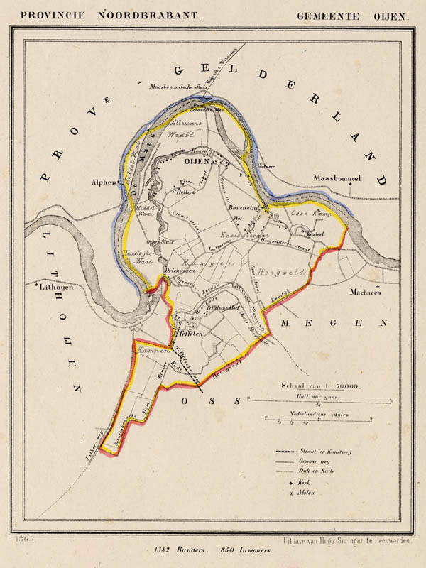 map communityplan Gemeente Oijen by Kuyper (Kuijper)