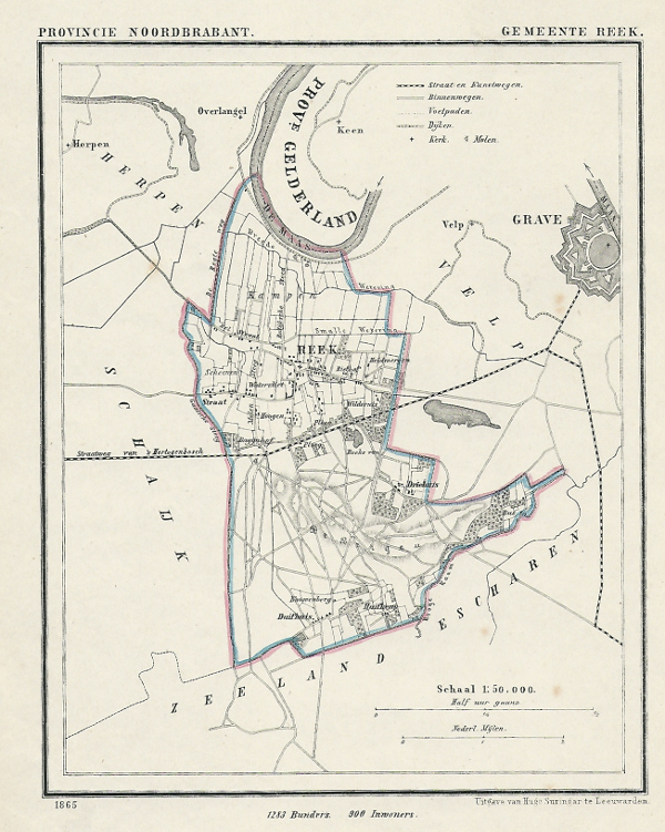 map communityplan Gemeente Reek by Kuyper (Kuijper)