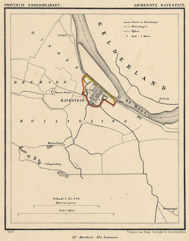 Gemeente Ravestein (Ravenstein) by Kuyper (Kuijper)