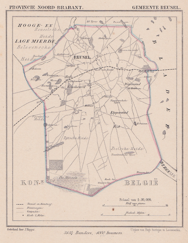 map communityplan Gemeente Reusel by Kuyper (Kuijper)