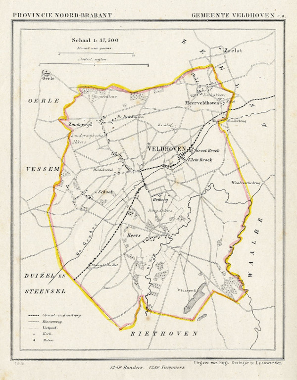 map communityplan Gemeente Veldhoven c.a. by Kuyper (Kuijper)