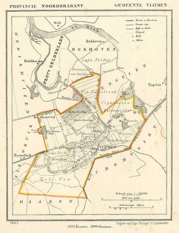 map communityplan Gemeente Vlijmen by Kuyper (Kuijper)