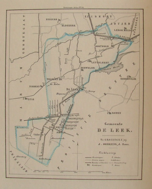 map communityplan Gemeente Leek (De Leek) by Fehse