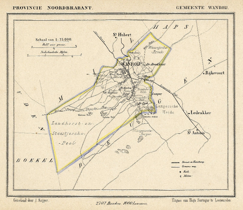 Gemeente Wanroij by Kuyper (Kuijper)