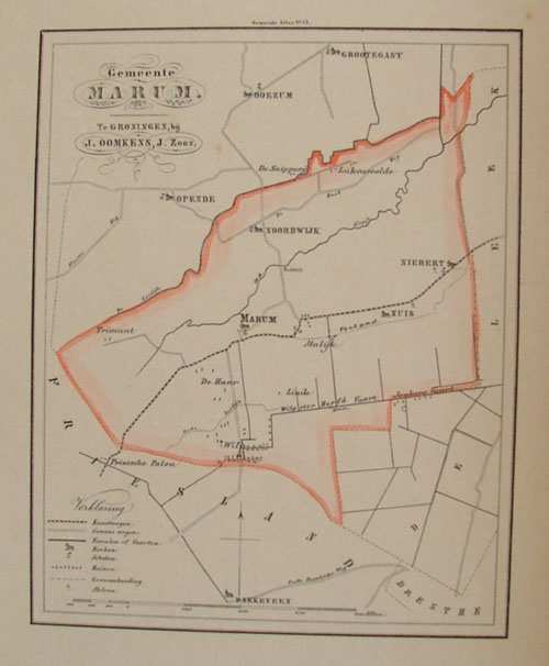 map communityplan Gemeente Marum by Fehse