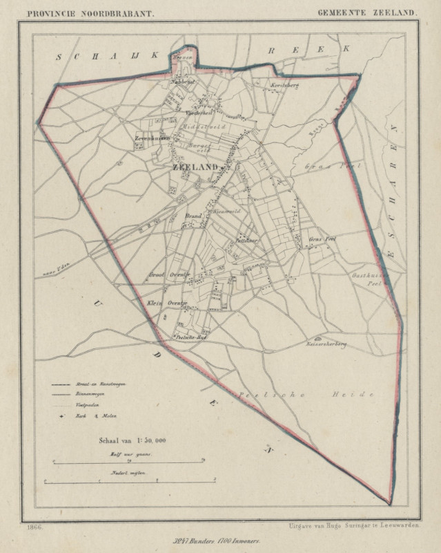 map communityplan Gemeente Zeeland by Kuyper (Kuijper)