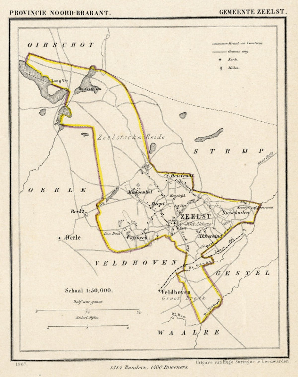 map communityplan Gemeente Zeelst by Kuyper (Kuijper)