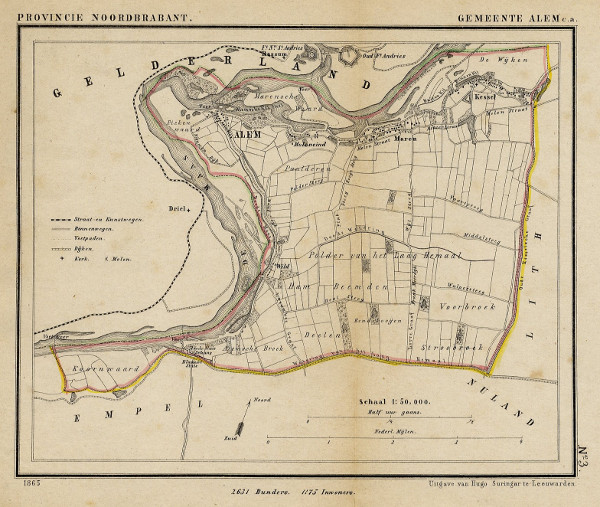 map communityplan Gemeente Alem c.a. by Kuyper (Kuijper)