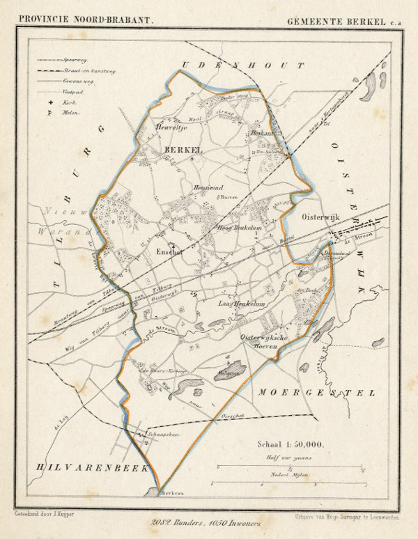 map communityplan Gemeente Berkel c.a. by Kuyper (Kuijper)