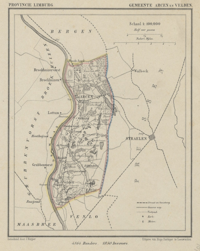 map communityplan Gemeente Arcen en Velden by Kuyper (Kuijper)