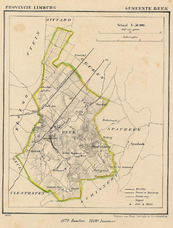 map communityplan Gemeente Beek by Kuyper (Kuijper)