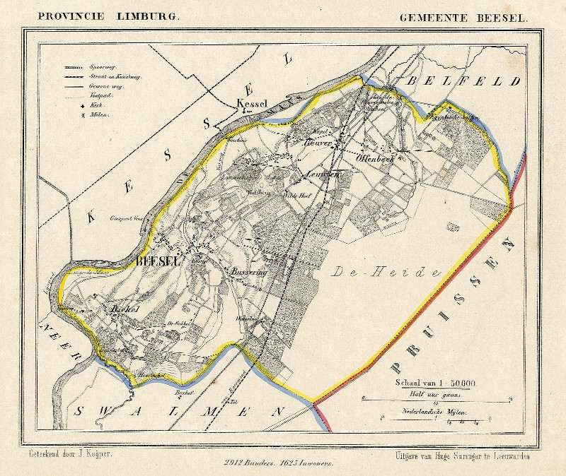 map communityplan Gemeente Beesel by Kuyper (Kuijper)