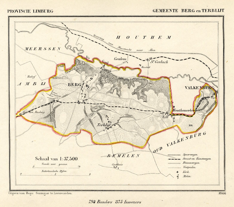 Gemeente Berg en Terblijt by Kuyper (Kuijper)