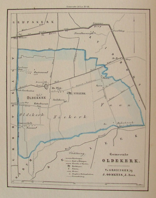 map communityplan Gemeente Oldekerk by Fehse