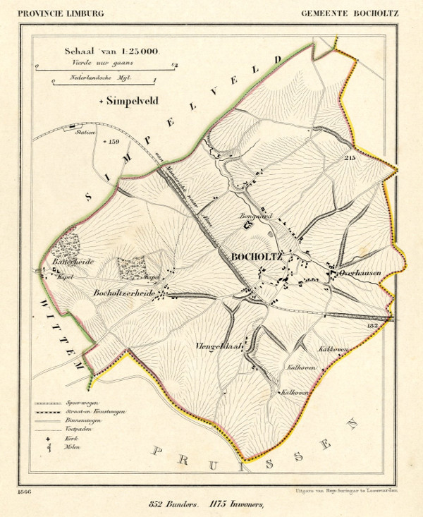 map communityplan Gemeente Bocholtz by Kuyper (Kuijper)